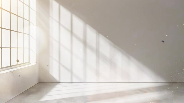 sunlight from window architecture abstract shadow background seamless looping overlay 4k virtual video animation background