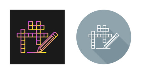 Crossword Vector Icon