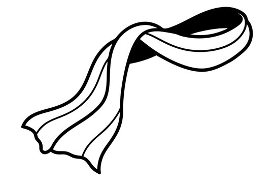 recommend clip art: 
                    
                    Scarf line art vector, scarf muffler cloth icon, scarf outline coloring book page 
                    