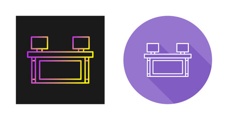 Reception Vector Icon