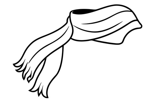 recommend clip art: 
                    
                    Scarf line art vector, scarf muffler cloth icon, scarf outline coloring book page 
                    