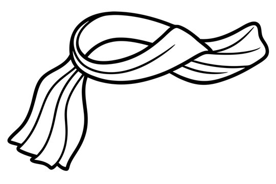 recommend clip art: 
                    
                    Scarf line art vector, scarf muffler cloth icon, scarf outline coloring book page 
                    