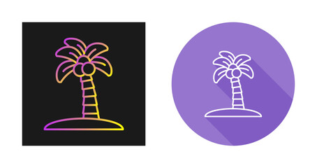 Palm Tree Vector Icon