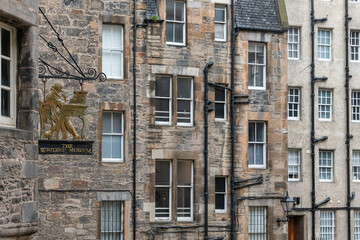 Lady Stairs Close in Old Edinburgh, in the heart of the Old Town