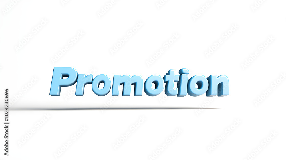 Poster promotion in a 3d text style, as if the letters are popping out of the background