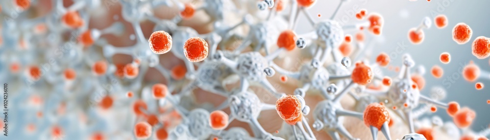 Poster close-up of microbial colonies thriving on bathroom tiles, highlighting the intricate structures of 