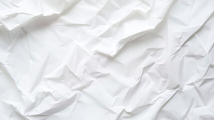 Obraz premium Paper texture background&nbsp;Crumpled White on Top view