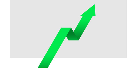 chart bars arrow increasing, increase up Indication arrows chart report presentation Statistics and analytics	