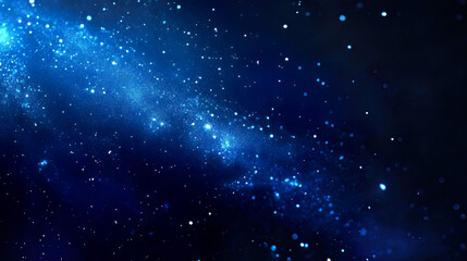 Naklejka premium Dark blue abstract galaxy background stars space galaxy