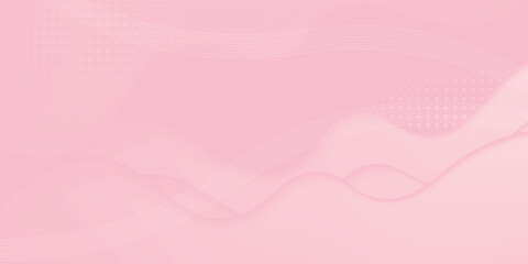 Abstract pink background. Pink modern shapes background for banner template.