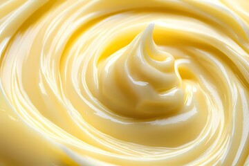 Creamy Vanilla Texture on a Soft Background