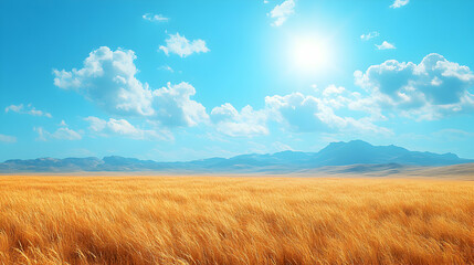 Obraz premium Summer landscape background. Field or meadow with green grass