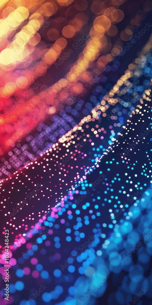 Poster abstract color background for data-driven marketing art.