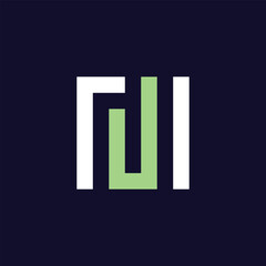 Obraz premium J letter initial icon logo design vector template