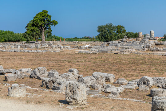 Temple de la Paix, &agrave; Paestum, Italie