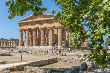 Fototapeta premium Temple de Neptune, à Paestum