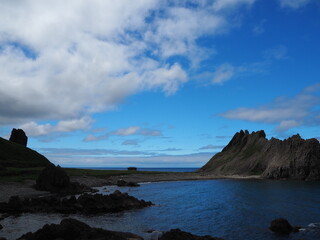積丹半島にある賽の河原