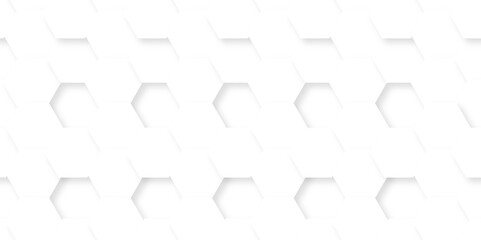 White abstract honeycomb mosaic and tile geometric hexagon vector illustration. geometric digital technology polygon science vintage square mosaic and web cover business texture.
