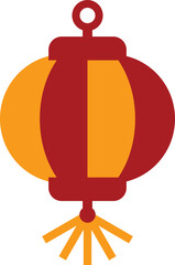 Obraz premium flat art design lantern