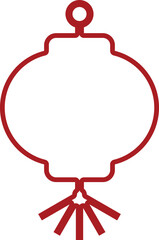 flat art design lantern