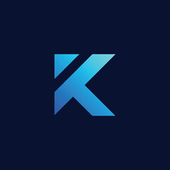 modern letter k logo design template