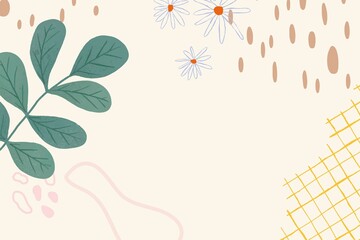 Background with flowers