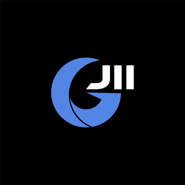 JII initial letter logo template for business, fashion, finance, marketing, branding, company etc