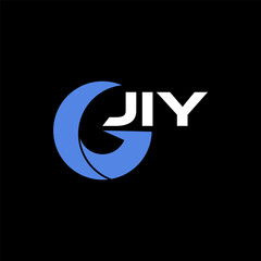 JIY initial letter logo template for business, fashion, finance, marketing, branding, company etc