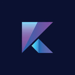 modern letter k logo design template