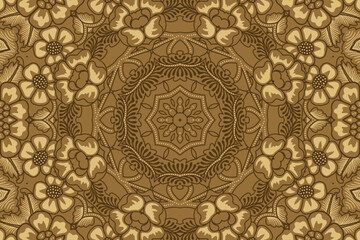 Fototapeta premium mandala design illustration for background