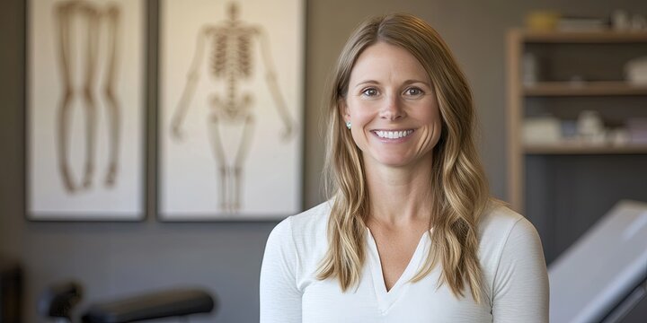 female chiropractor