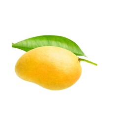 Mango fruit food lemon isolated