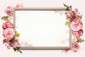A classic photo frame design with space