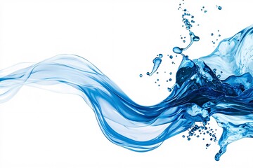 A sleek, minimalist poster design focused on fluid dynamics, featuring ample space for custom text and ideal for educational use or presentations.