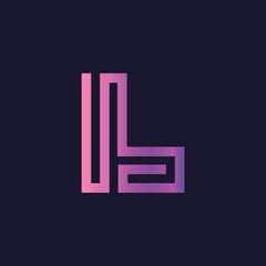 Letter L logo icon design template elements