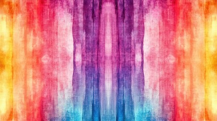 Colorful Striped Tie Dye Pattern Vibrant Watercolor Background Artistic Abstract Print with Grunge Effect Whimsical Fabric Design Kaleidoscopic Acrylic Gradient