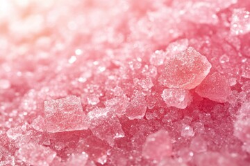 Pink Himalayan salt crystals close-up. Use for food, health, and spa-related projects.