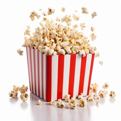 Fototapeta premium popcorn in box