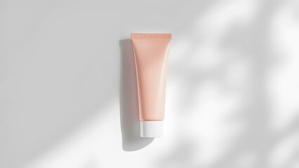 Lip Balm Tube on White Background for Skincare Branding