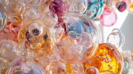 Bubbles captivate artists due to their versatile interpretations and suitability for diverse artistic mediums