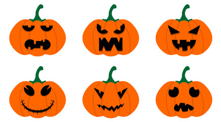 scary pumpkin halloween decoration