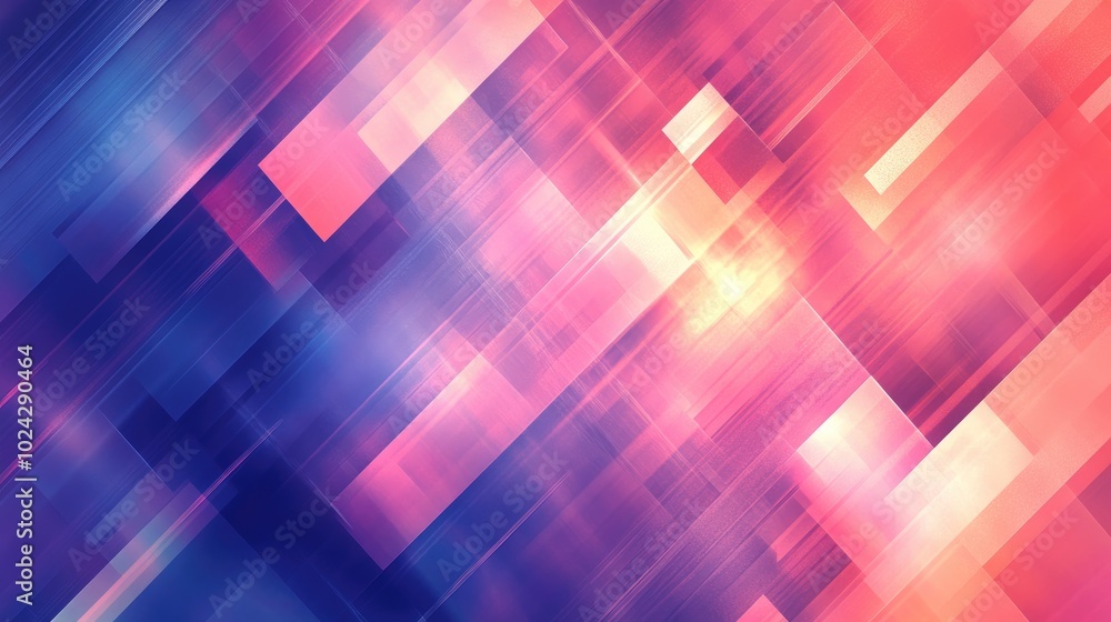 Aufkleber Abstract geometric texture featuring a trendy blurred background with a gradient pattern ideal for motion wallpapers fantasy illustrations and various design projects