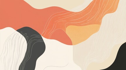 Abstract Composition For Eclectic Art Design Colorful Prints Contemporary Wallpaper Romantic Or Baroque Style Modern Art Emotional Abstraction