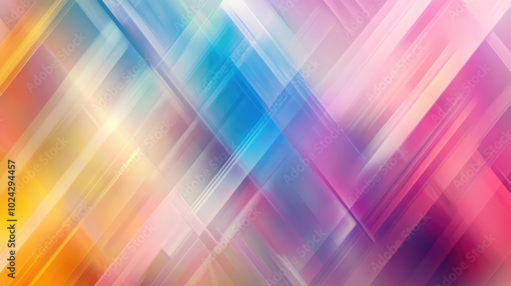 Aufkleber Abstract geometric texture featuring a vibrant blurred background with a gradient effect ideal for artwork interior design digital printing or various design elements