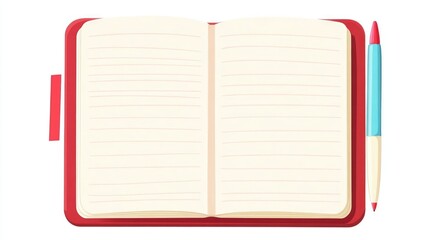 Business Notebook with Pen