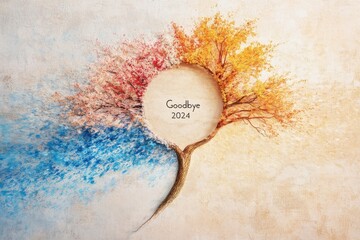 Artistic Rendering of the Four Seasons Transition