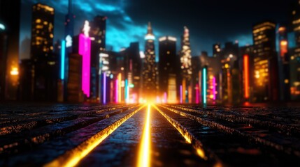 traffic at night