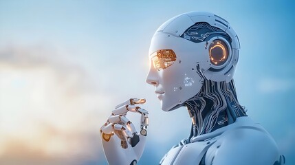 Innovative Intelligence Empowering Business Transformation and Digital Progress  Conceptual image showcasing the power of technology in driving efficiency strategy