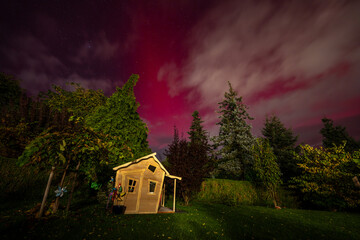 Aurora Borealis over Germany Europe 