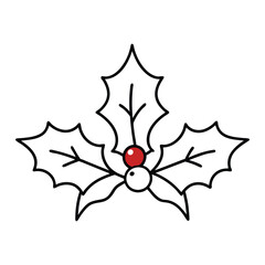 illustration of a Christmas decoration